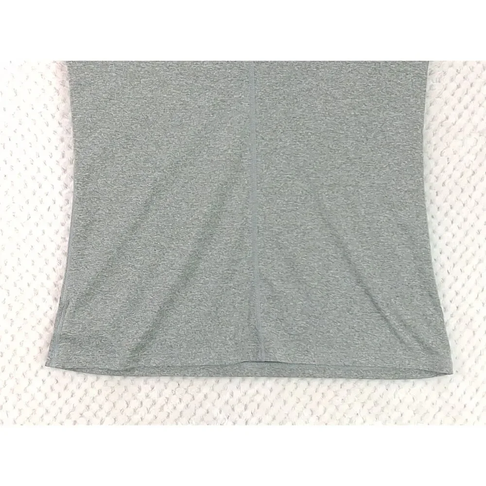 Nike Dri-Fit Slim Fit Women's Large Heather Gray Racerback Tank